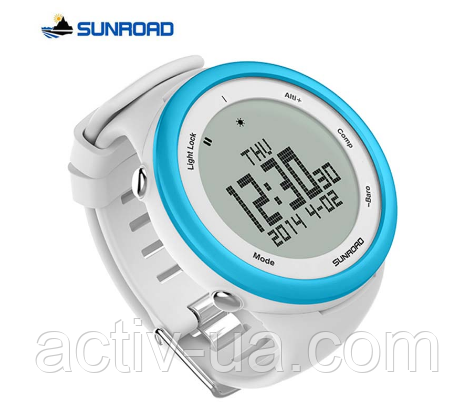 Спортивні годинник SunRoad FR852A – водозахист 5АТМ, крокомір, калорії, термометр, барометр, альтиметр, компас, фото 1