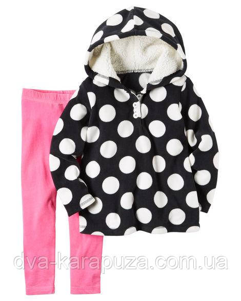 Флісовий набір — двійка для дівчинки Carters, 18 міс!, фото 1