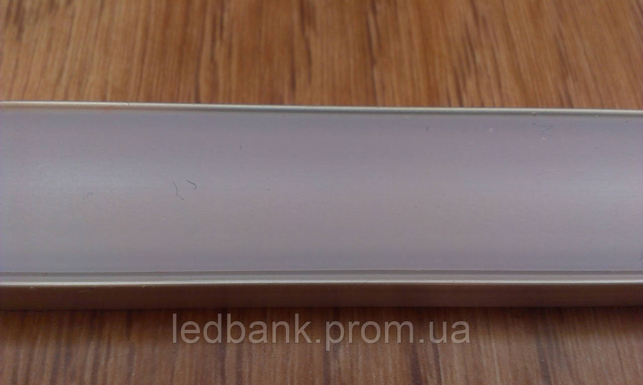 Алюминиевый профиль для светодиодной ленты LED накладной анодированный .