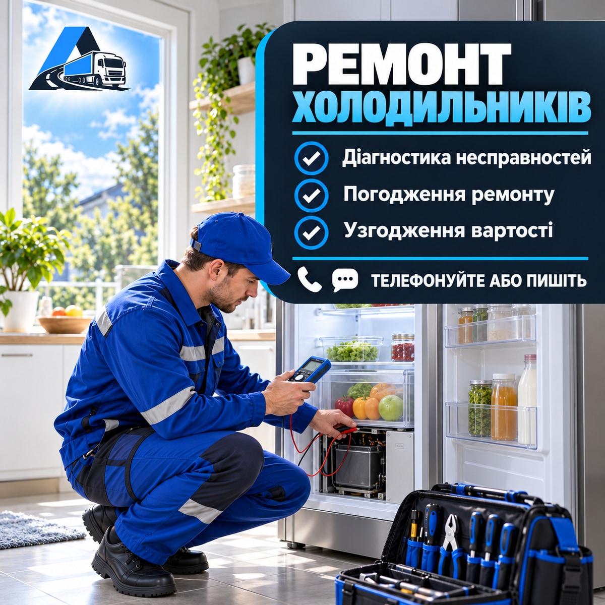 Ремонт морозильної камери холодильника у Києві: повторне обмерзання