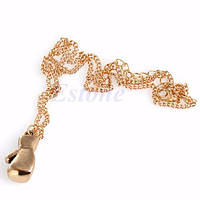 Кулон Боксерська рукавичка чоловічий золотистий