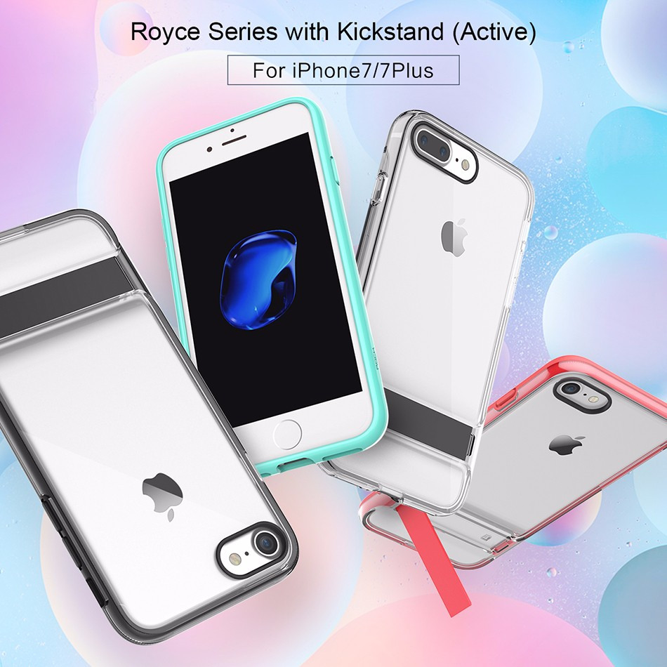 TPU чехол Rock Royce with kickstand для Apple iPhone 7 / 8 (4 цвета) - фото 1 - id-p532405103