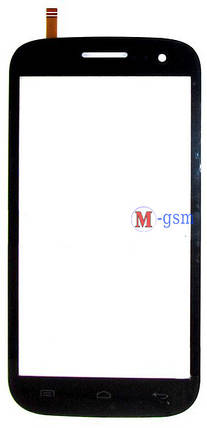Тачскрин (сенсорний екран) для телефона Fly IQ451 Vista black, фото 2