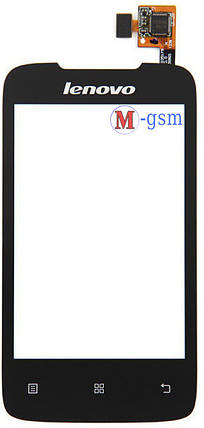 Тачскрин (сенсорний екран) для телефона Lenovo A269i чорний, фото 2