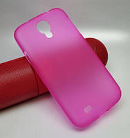 Чехол для Samsung S4 / i9500 силиконовый противоударный розовый