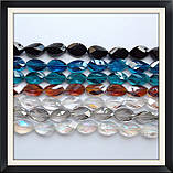 Бусини Аркуш із гранкою (20 мм) 20 шт. у нитці, фото 2