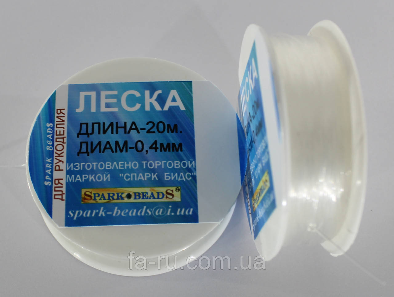 Волосінь (монотка) діаметр 0,4 мм, ДЛИНА 20 м