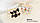 Сережки BLACK SUMMER ювелірна біжутерія золото 18К декор кристали Swarovski, фото 3