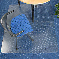 Ковер под кресло прозрачный 121х121см Германия для ковролина. Толщина 2,3мм