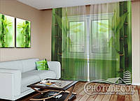 ФотоТюль "Зеленый бамбук" (2,5м*3,75м, на длину карниза 2,5м)