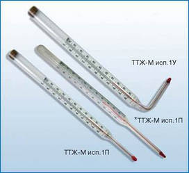 Термометр ТТЖ-М вик. 1У - 5* кутовий (бум.шкала)