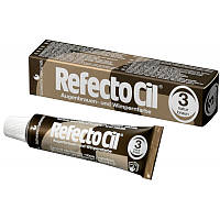 RefectoCil №3 Natural Brown - краска для бровей и ресниц (натуральный коричневая), 15мл