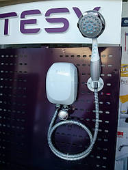 Проточний водонагрівач TESY з душовою лійкою 5,0 кВт