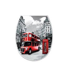Сіденька для туалету з рисунком "London" Elif Plastik, Туреччина 372-7