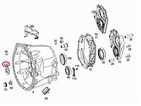 Сальник Ф 39.8*62*8/7 первичного вала сзади mb sprinter/vw