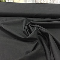 Батист однотонний чорний