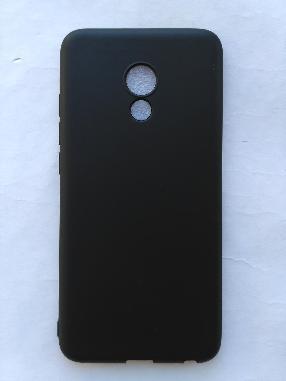 Силіконовий чохол для Meizu Pro 6 чорний матовий Чорний 1508P