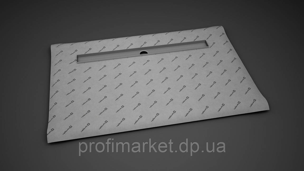 Душова плита з лінійним трапом Radaway 119x89 (для плитки від 8 до 12 мм)