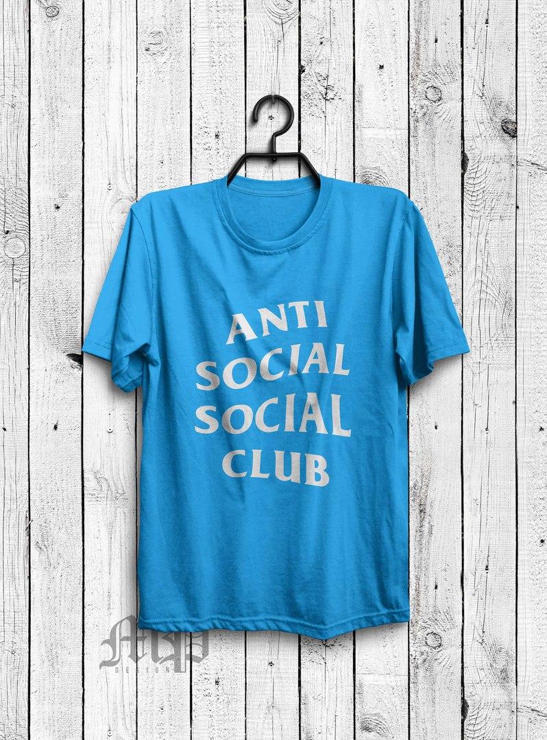 Мужская футболка Anti Social Social Club - фото 1 - id-p532707672