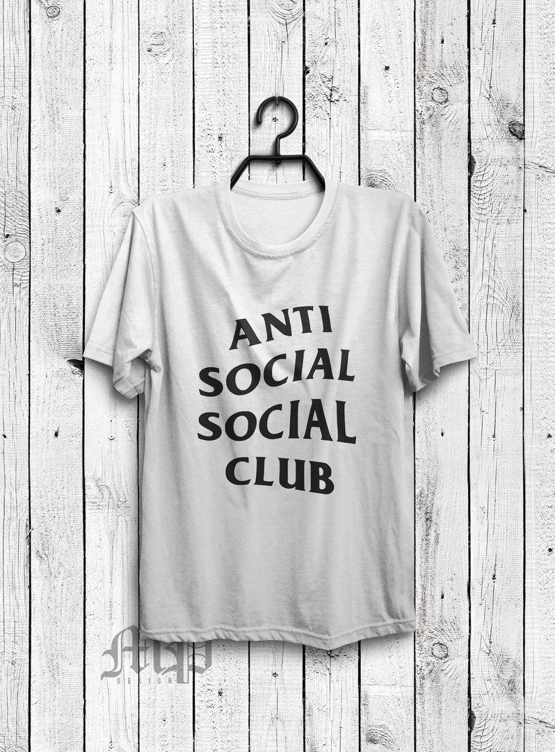 Мужская футболка Anti Social Social Club - фото 1 - id-p532707677