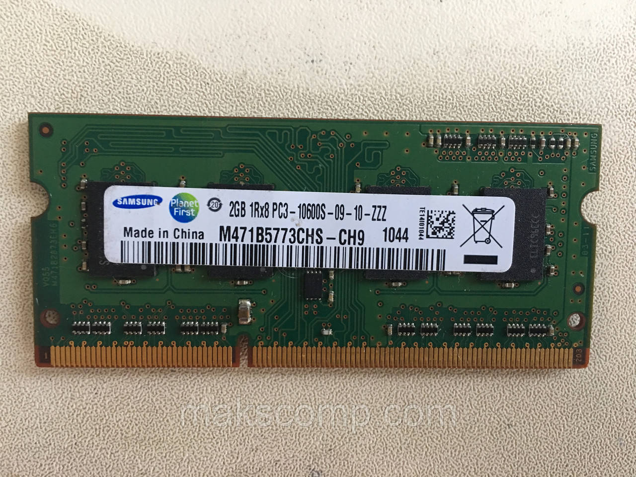 Samsung 2Gb So-DIMM PC3-10600S DDR3-1333 M471B773CHS-CH9