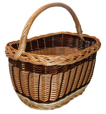 Кошик із лози (темний візерунок), фото 1