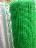 Сетка пластиковая зеленая для заборов и ограждения домашних животных, на метраж, 2 м ширина