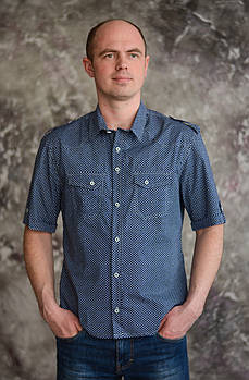 Чоловіча стильна сорочка в оригінальному забарвленні.Новинка-2023.