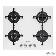 Біла поверхня Італія. Газ на склі Smeg PV164B-1