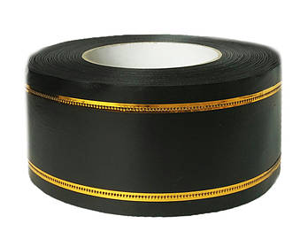 Флористична стрічка траурна (7 см х 50 м) чорний