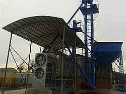 Обв'язка та прибудова зерносушарок. Встановлення зерносушарок.