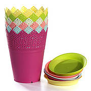 Горщики пластикові для квітів