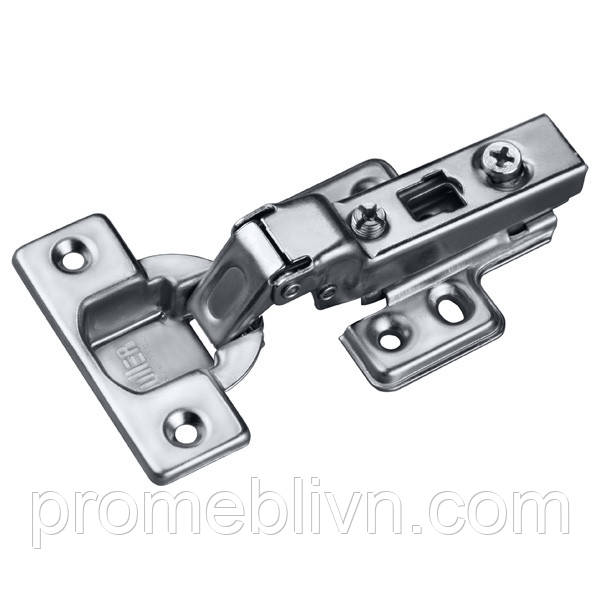 Завіса Clip-On 110 ° напівнакладна з посиленою лапкою 1/2 Muller profi line, фото 1