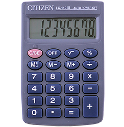 Калькулятор CITIZEN маленький LC-110