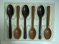 Шоколадные ложки Elit Choco Spoons Milk & Dark, 54 г.