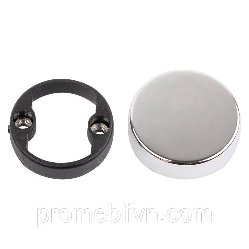 Заглушка завіси для скла "хром" з крепеж.кольцом Muller