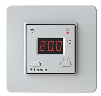 Терморегулятор для теплої підлоги Wi-Fi Terneo ax білий