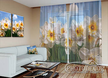 Фото Тюль "Нарциси" - будь-який розмір. Читаємо опис!