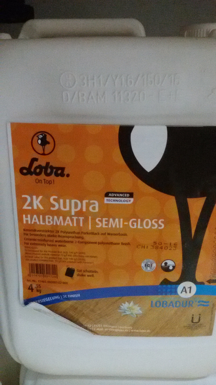 Лак LOBADUR 2К Supra A. T. двокомпонентний 5л
