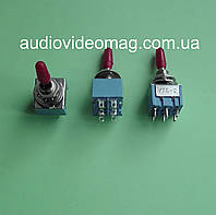 Тумблер MTS-203 трёхфазный (on-off-on), 2 цепи - 6 pin , 3A 250V AC