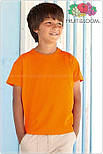 Дитяча футболка базова унісекс Valueweight Fruit of the Loom, 100% бавовна, фото 3