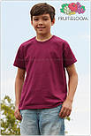 Дитяча футболка базова унісекс Valueweight Fruit of the Loom, 100% бавовна, фото 4