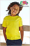 Дитяча футболка базова унісекс Valueweight Fruit of the Loom, 100% бавовна, фото 5