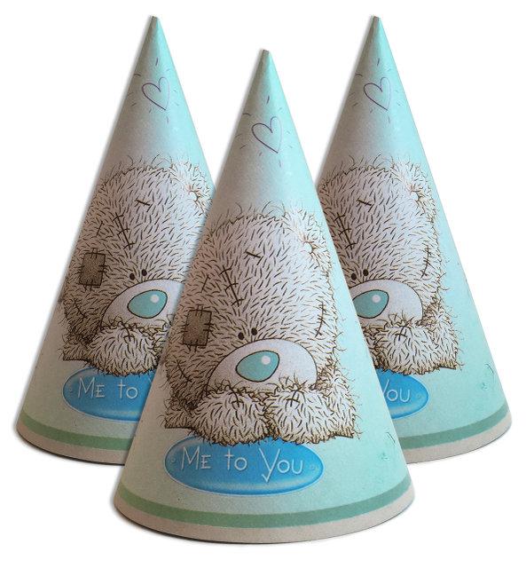 Ковпачки для дитячого дня народження "Ведмедик Тедді"