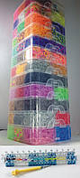 12 этажный большой набор резинок для плетения браслетов 33000+станок профессиональный