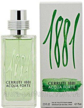 Чоловічі парфуми Cerruti 1881 Acqua Forte Туалетна вода 75 ml/мл