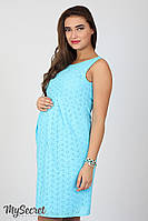 Ніжний сарафан для вагітних і годування Amery SF-27.032 блакитний, розмір 50