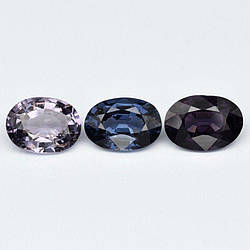 Природний шпінель 3 шт 2.08 ct