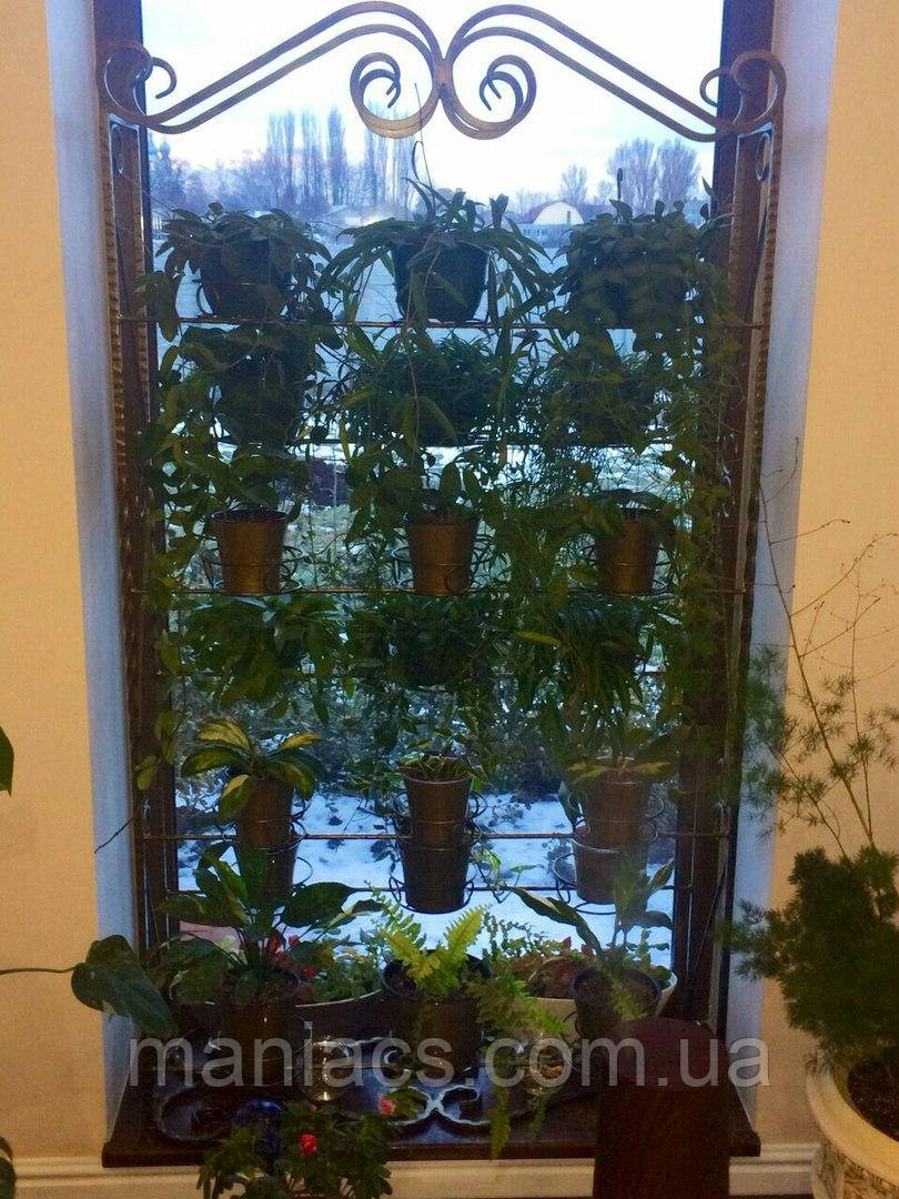 Стелаж підлоговий-4, підставка для квітів на 21 чашу