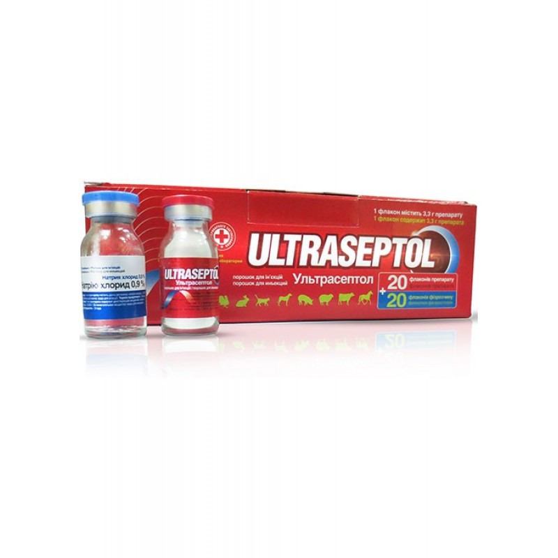 Ультрасептол ін'єкційний 3,3 г O.L.KAR (аналог Бровасептол)